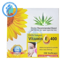 Vitamin E 400 USA Pharma - Viên uống làm chậm quá trình lão hóa