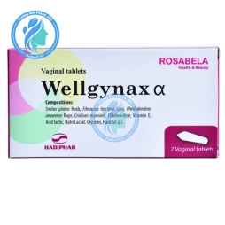 Wellgynax Alpha (Wellgynax α) Hadiphar - Hỗ trợ điều trị viêm âm đạo