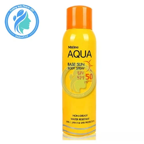 Xịt chống nắng Mistine Aqua Base Body Spray SPF50 100ml
