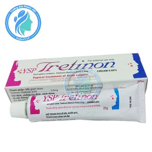 YSP Tretinon cream 0.05% - Thuốc điều trị mụn trứng cá